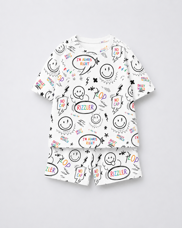 Girl wearing Anaario Ready-Set-Go Shorts Set