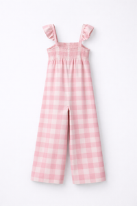Girl wearing Anaario Strawberry Soda Jumpsuit