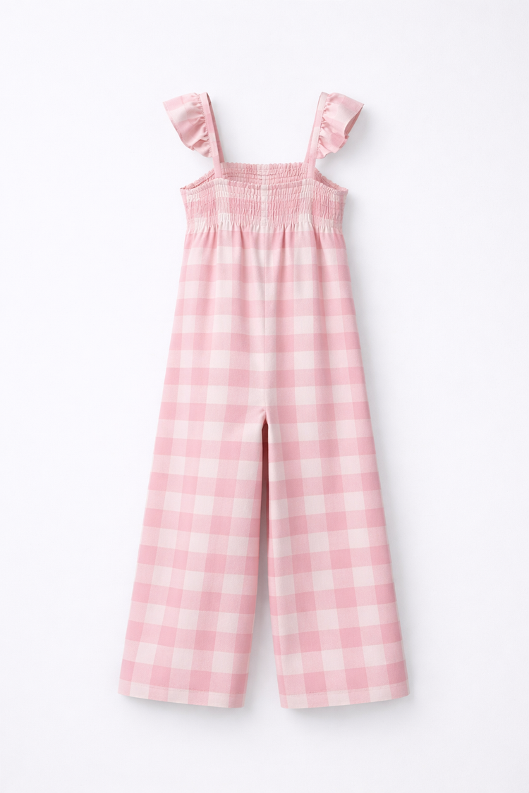 Girl wearing Anaario Strawberry Soda Jumpsuit