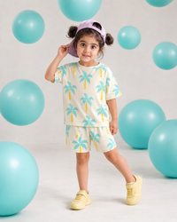 Girl wearing Anaario Sundae Funday Shorts Set