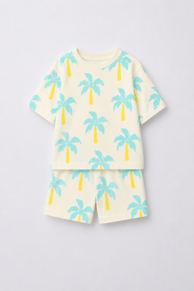 Girl wearing Anaario Sundae Funday Shorts Set