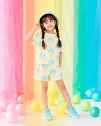 Girl wearing Anaario Sundae Funday Shorts Set