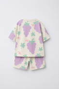 Girl wearing Anaario Sunshine Sprinkle Shorts Set