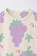 Girl wearing Anaario Sunshine Sprinkle Shorts Set