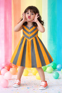 Girl wearing Anaario Tiger Lily Dress