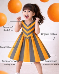 Girl wearing Anaario Tiger Lily Dress