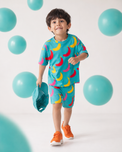 Boy wearing Anaario Top Banana Co-ord Set