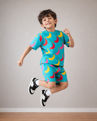 Boy wearing Anaario Top Banana Co-ord Set