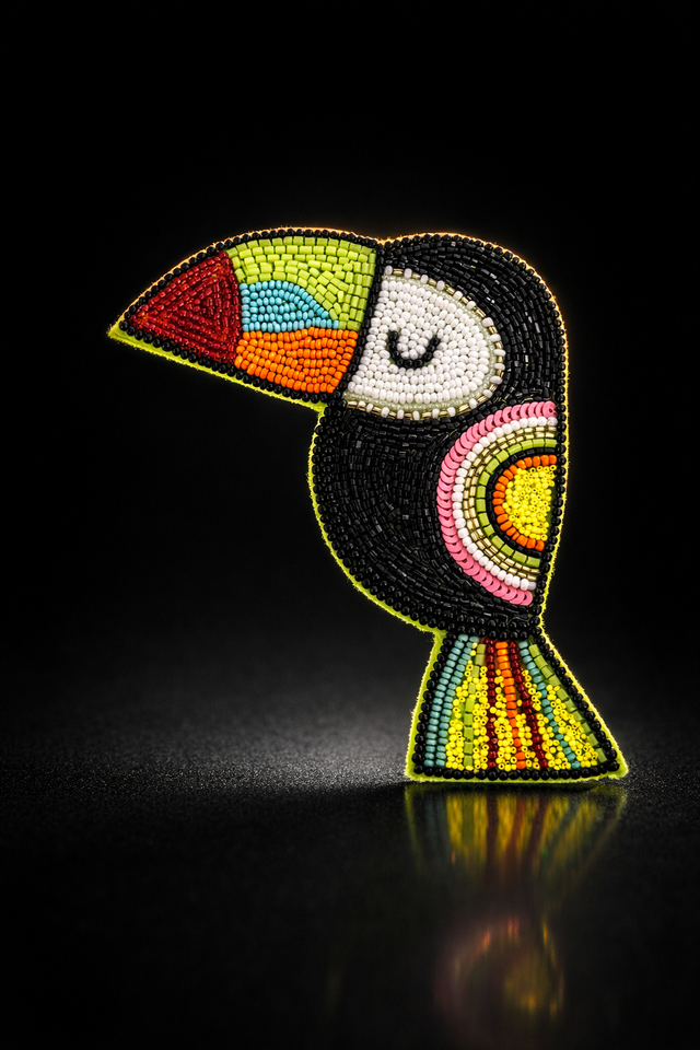 Anaario Toucan Brooch pin