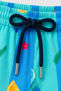 Boy wearing Anaario Toucan Tropic Shorts