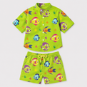 Boy wearing Anaario Tropical Fish Shirt Set