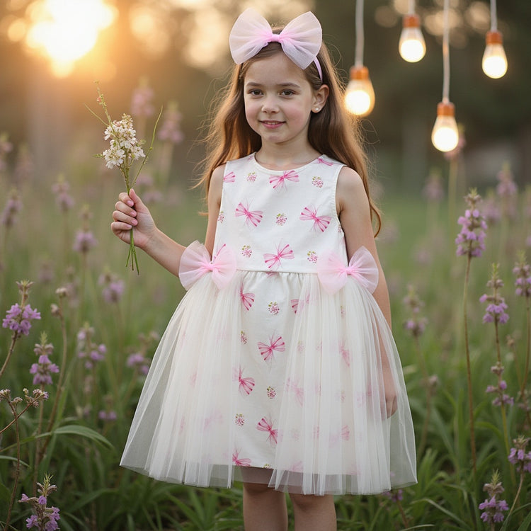 Girl wearing Anaario Twilight Tulle Charm Dress