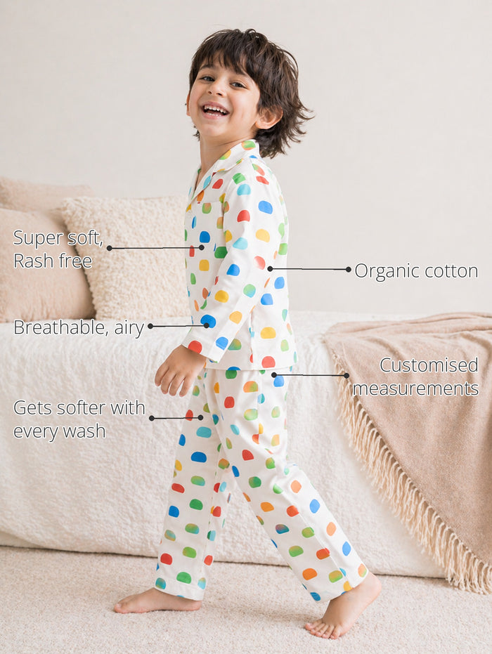 Happy Halfs Boys' Night Suit features