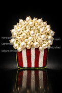 Popcorn Brooch features