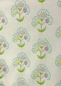 Baby wearing Anaario Vintage Garden organic mulmul cotton set, newborn to 24 months