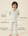 Boy wearing Anaario Vintage Garden Night Suit