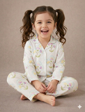 Boy wearing Anaario Vintage Garden Night Suit