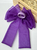 Anaario Violet Bow Hair Tie, hair band for kids