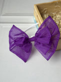 Anaario Violet Sheer Organza Bow Hairband, hair band for kids
