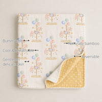 Carousel Bamboo Baby Quilt features