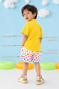 Multi Polka Boys' Co-ord Set features