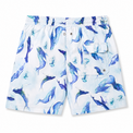 Boy wearing Anaario Whale Ocean Shorts