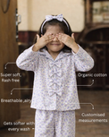 Girl wearing Anaario Whispering Pink Night Wear