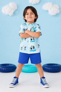 Royal Blue Magic Short Set