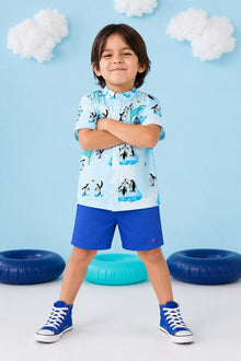 Royal Blue Magic Short Set