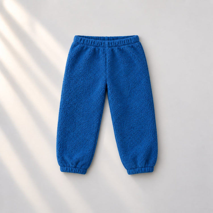 Cobalt Blue Varsity Fleece Set bottoms by Anaario