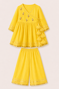 Indian Yellow Duck Angrakha Set - Anaario - Image 3