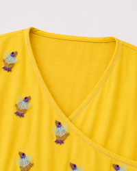 Indian Yellow Duck Angrakha Set - Anaario - Image 6