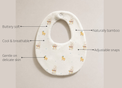 Anaario Yellow Duck Bamboo Baby Bib key features