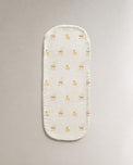 Yellow duck bamboo baby burp cloth by Anaario