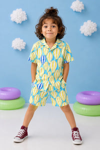 Anaario Yellow Parachute Co-ord Set