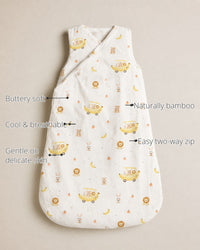 Banana Bamboo Baby Sleeping Bag features