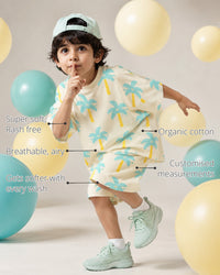 Palm Squad Boys' Co-ord Set features