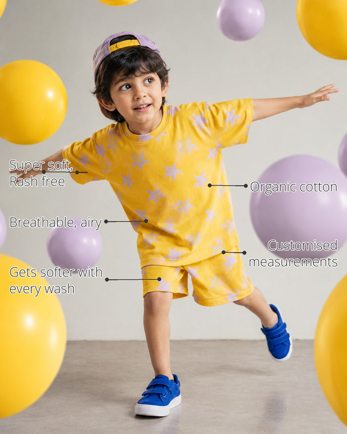 Star Power Boys' Co-ord Set features