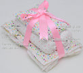 Snuggles and Cuddles Baby Blanket Gift Bundle (Multicoloured polka dots) features
