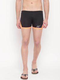 Black-Orange Aqaushorts