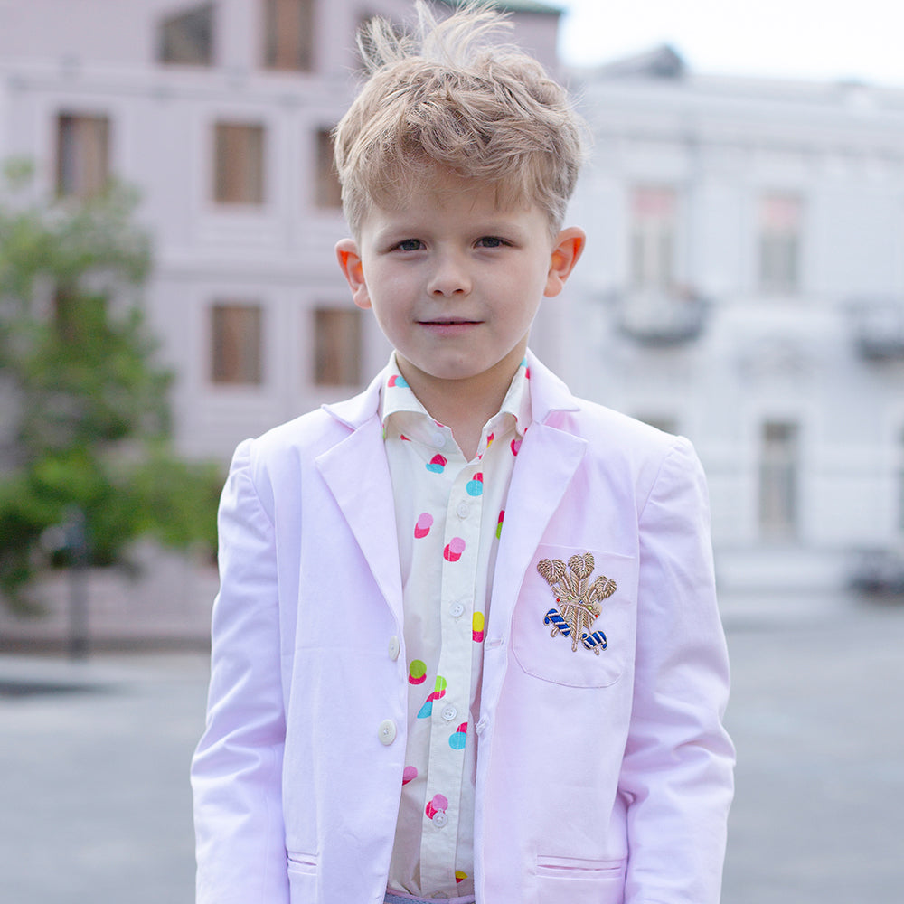 Gentleman Blazer-Light Pink