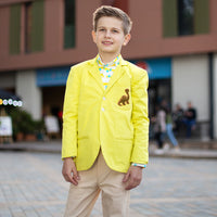 Gentleman Blazer-Yellow