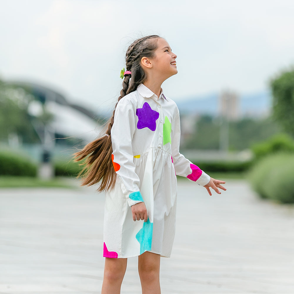 Candy Swirl Shirt Dress