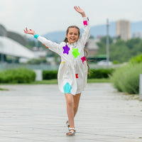 Candy Swirl Shirt Dress