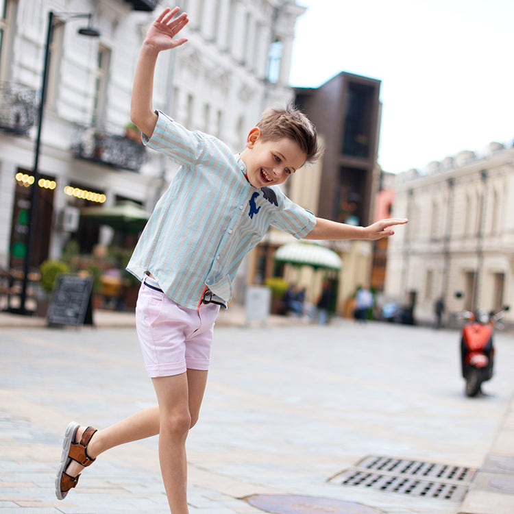Blue and grey stripes- Classique Shirt 2024