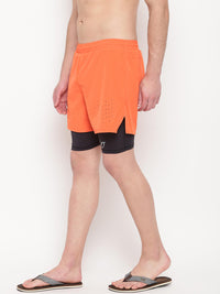 Orange Shorts with Jammers