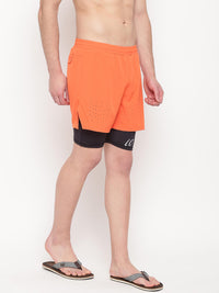 Orange Shorts with Jammers