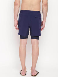 Navy Shorts with Jammers