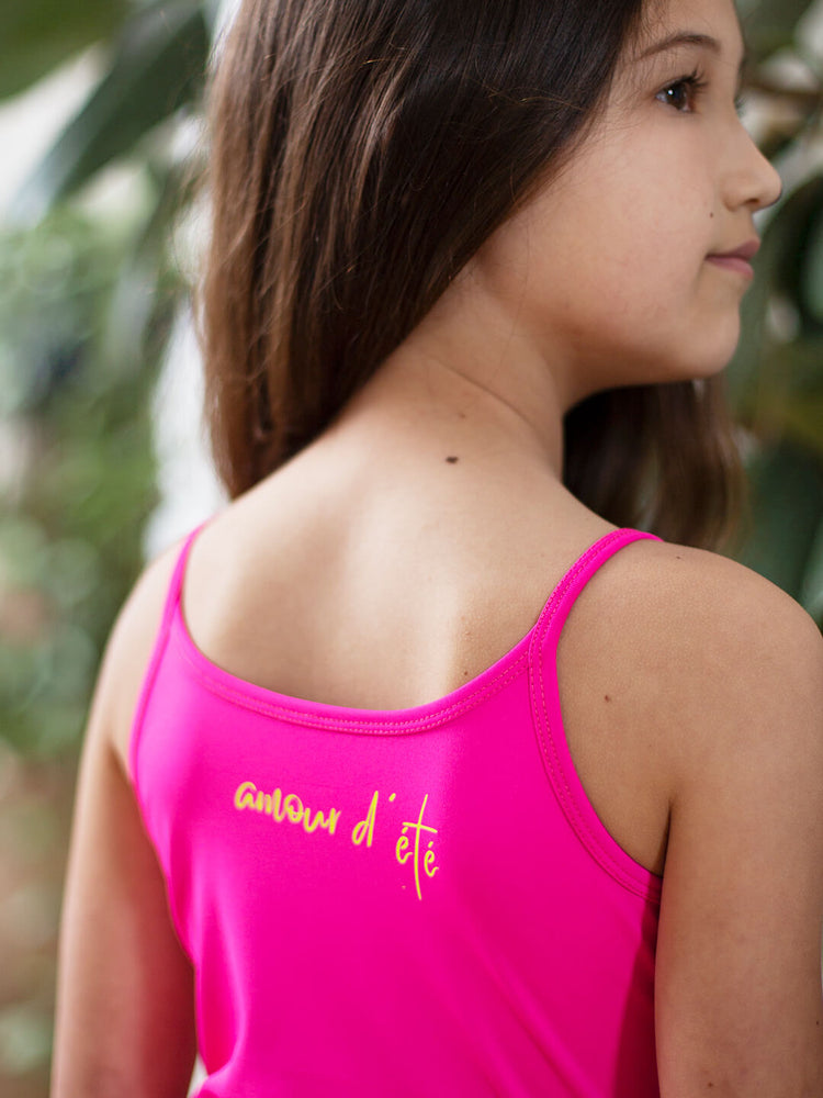 Heart Fuchsia One Piece