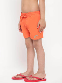 Orange & Grey Reversible shorts